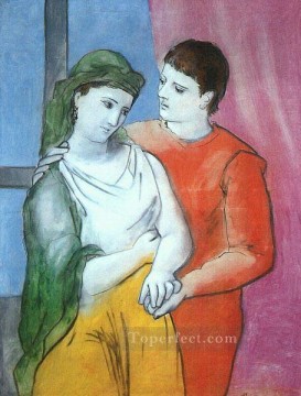 Pablo Picasso Painting - The Lovers 1923 Pablo Picasso